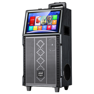 夏新广场舞音响带显示屏幕户外k歌音箱唱ktv家用一体机功放麦克风