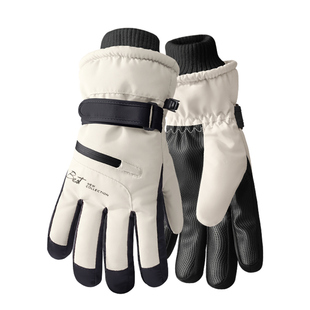 东北零下40度滑雪手套男冬季防寒加绒厚保暖防水御寒骑行电动车女