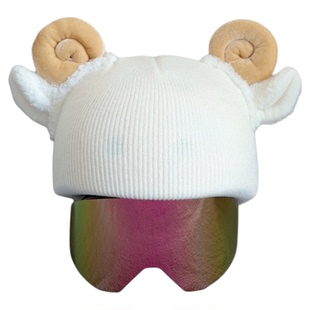 滑雪头盔帽套马术滑翔伞单双板可爱头盔罩装饰儿童男女情侣款通用