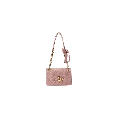 【季末特惠】Love Moschino26春夏 女士金属动物装饰单肩斜挎包