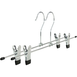 40cm加长款裤夹衣架防滑防皱马面jk裙夹子无痕强力裤裙夹内衣裤架