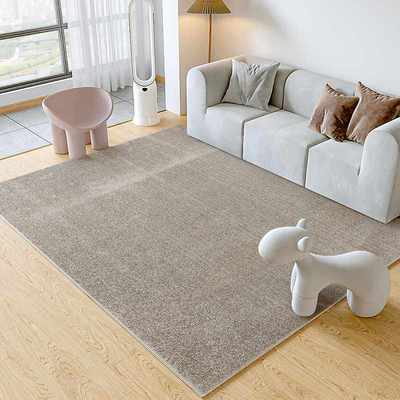 通兴港龙Carpet地毯现代简约轻奢素色纯色卧室茶几毯设计师严选