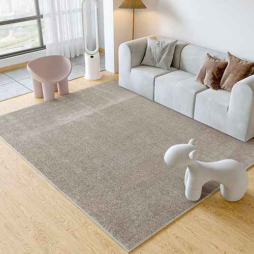 通兴港龙Carpet地毯现代简约轻奢素色纯色卧室茶几毯设计师严选