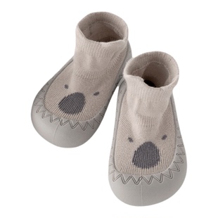 木生棉男女宝宝学步鞋软底防滑秋冬季室内婴儿鞋子包头地板袜鞋袜