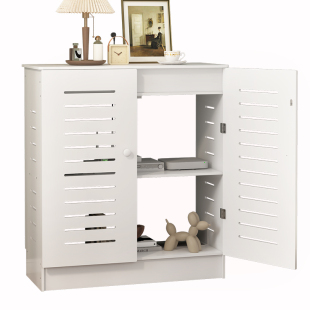 弱电箱客厅wifi置物架机顶盒路由器柜子落地收纳盒放置收纳柜遮挡