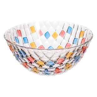 捷克bohemia进口高档水晶果盘零食盘干果盘客厅茶几家用摆件套装