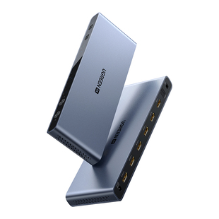 绿联 hdmi2.1版矩阵4进2出8K高清视频电脑主机电视音频分离扩展分屏分配器显示器画面共享分线分割转换切换器