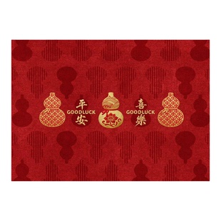 新款红色进门地垫入户门地毯防滑垫大门口脚垫卧室玄关地毯可裁剪