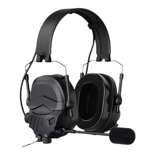 P30拾音降噪战术耳机对讲通讯头盔后翻式头戴式靶场训练户外射击