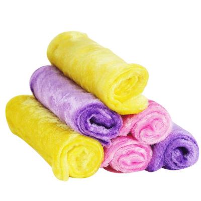 神奇抹布木纤维洗碗巾去油污刷碗布吸水厨房专用双层加厚百洁布