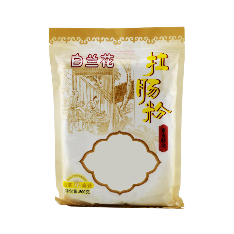 白兰花广东肠粉专用粘米粉肠粉粉家用广式布拉肠粉汤汁酱汁配方