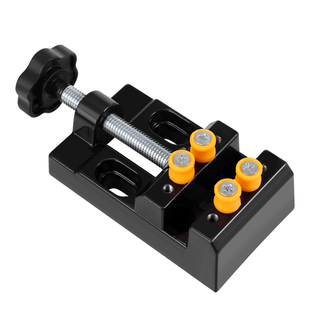 迷你台钳文玩固定铝合金平口钳微型家用吸盘式小型雕刻台钳夹具