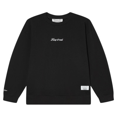 MN简约百搭圆领保暖卫衣男