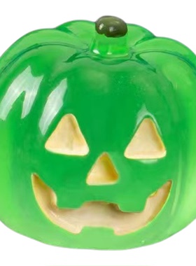 创意万圣节杰克南瓜夜光装饰摆件