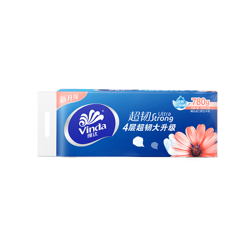 维达超韧无芯卷纸780克