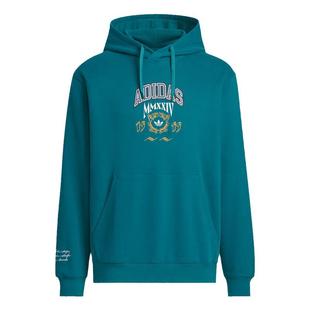 Adidas阿迪达斯三叶草男子2024冬季运动时尚连帽卫衣套头衫JW1965