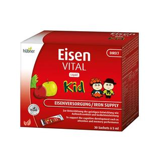 【自营】huebner德国儿童补铁多维铁宝宝补铁口服液瓶装郝柏娜*30