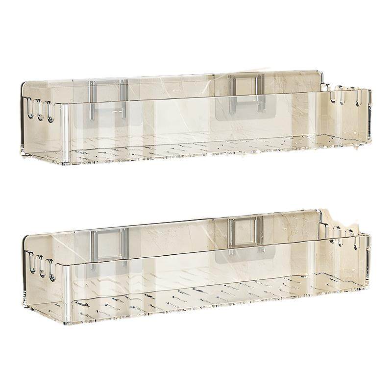 卫生间置物架浴室洗手台墙上三角架子厕所免打孔壁挂化妆品收纳架