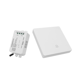 遥控无线开关随意贴免布线展示柜电源开关智能灯220V控制器穿墙