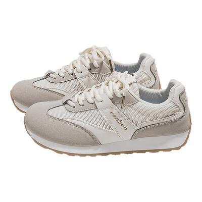 人本德训鞋厚底透气休闲板鞋