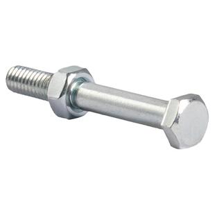 8.8级镀锌半牙外六角螺丝钉电镀外六方螺钉螺栓M6M8M10M12-M30