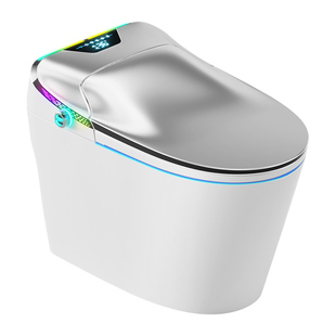 欧陆DS10太空银一体式智能马桶枪灰色全自动感应坐便器无水压限制