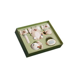 英国evoceler新生的婴儿安抚玩具礼盒玩偶宝宝出生见面礼满月礼物