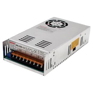 明伟S/MS-500W直流0-12V 0-24V电压可调工业开关电源24伏变压器12