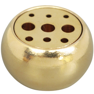 藏香插香座不落灰接灰九孔多孔迷你禅意黄铜沉香炉创意线香托盘