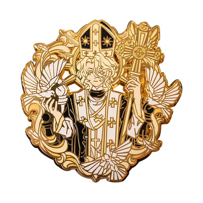 月色星象国际象棋-教皇珐琅徽章