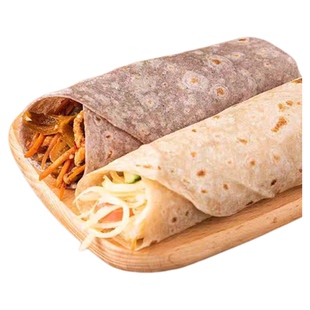 黑全麦卷饼荞麦饼皮脂山东杂粮煎饼低早餐粗粮无糖精春饼皮薄饼