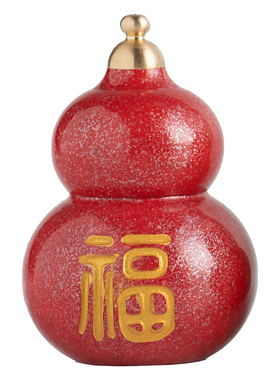黄铜葫芦摆设吉祥福禄寿喜财