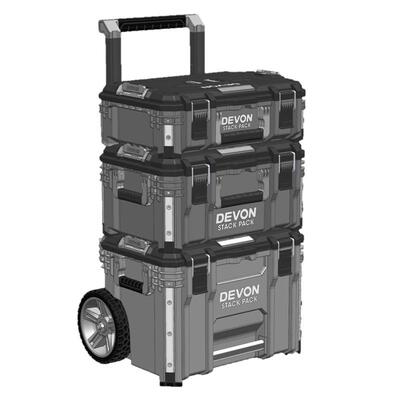 大有五金工具箱堆叠收纳箱