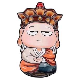 中国陶瓷博物馆景德镇文创十八罗汉冰箱贴之沉思罗汉旅游纪念礼物