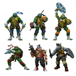 暗源忍者神龟牛头猪面施瑞德可动人偶JOYTOY手办模型1:18兵人玩具