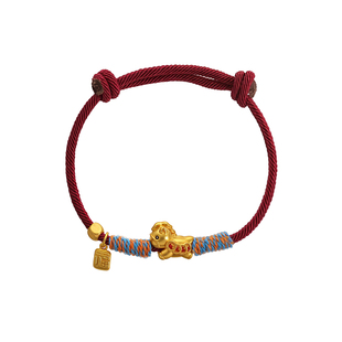 马上有钱小马手链女款2025新款轻奢小众精致马年本命年红手绳礼物