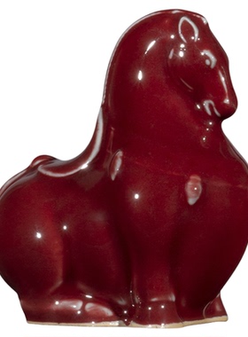 博物馆唐马摆件工位情绪稳定器