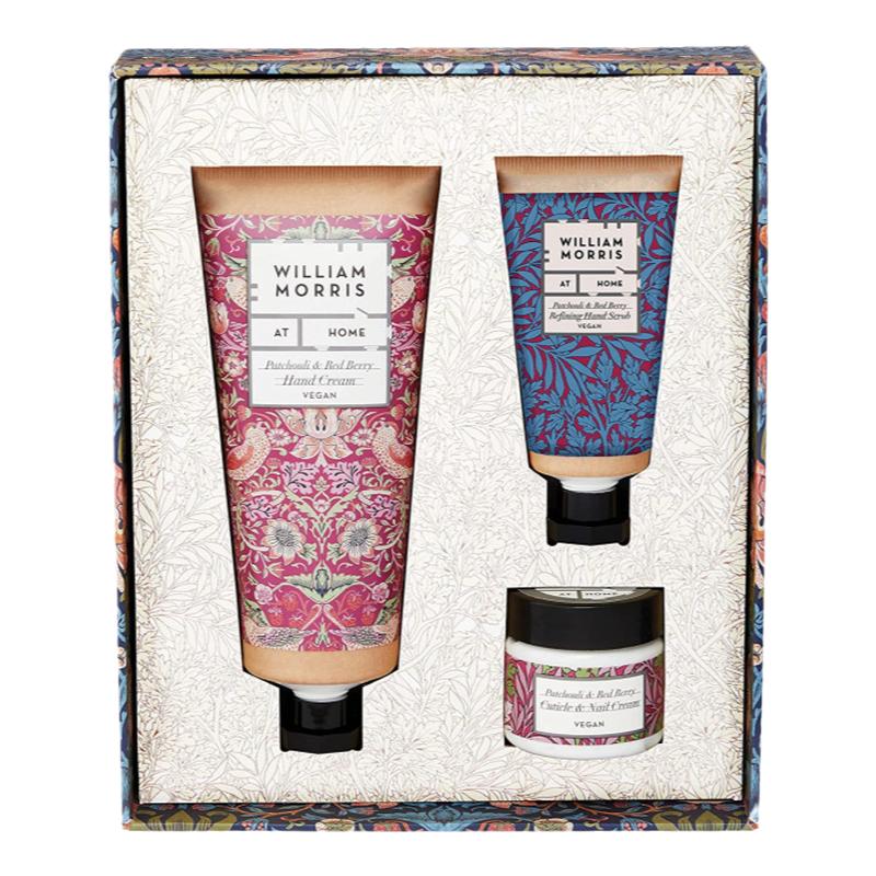 Morris & Co护手霜檀香茉莉绿茶磨砂膏三件礼盒套装保湿滋润 现货
