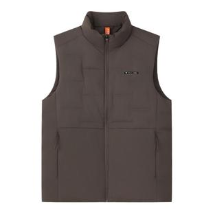 【匈牙利拒水白鹅绒马甲】霞湖世家90%绒子羽绒立领背心外套男342