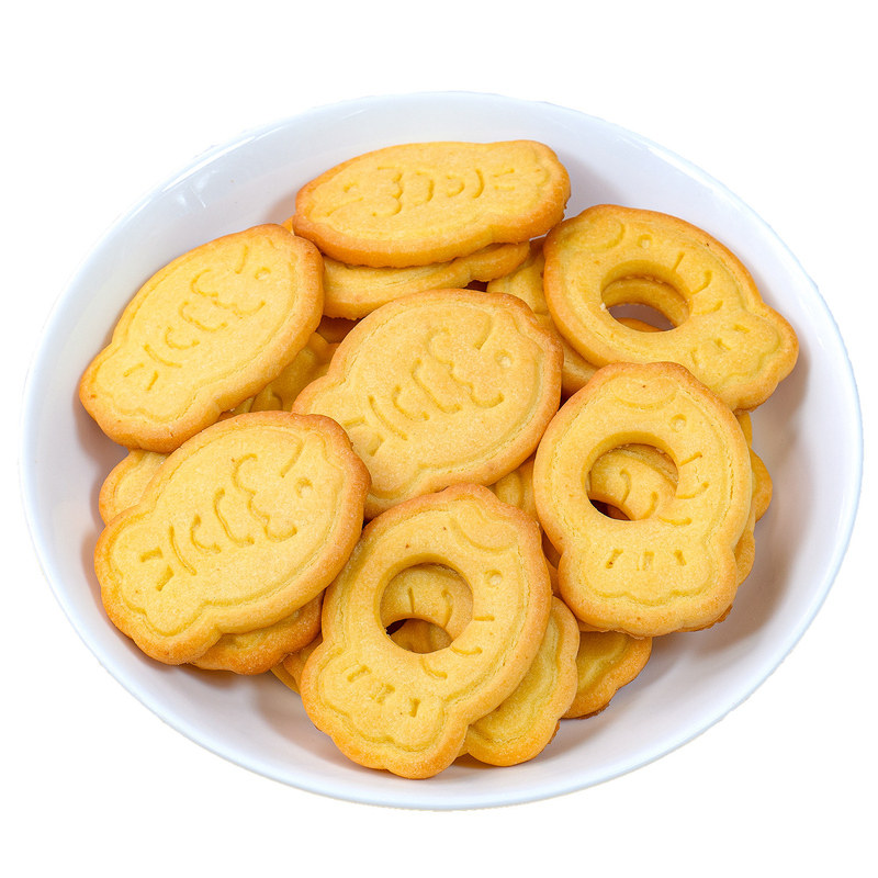 可爱小鱼饼干烘焙专用原料夹心卡通造型小熊小奇福鲷鱼烧商用零食