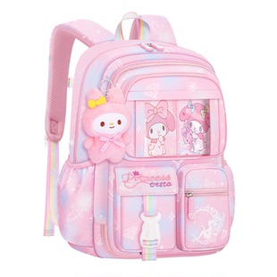 2025新款轻便女童书包小学生儿童三到六冰箱门女孩减负一年级背包