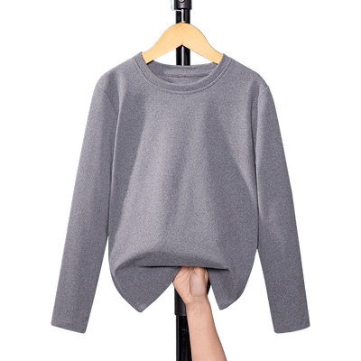 秋衣单件男孩一体绒内搭上衣