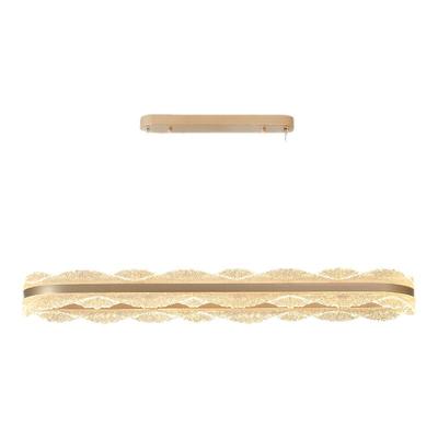 轻奢冰裂纹餐厅吊灯现代简约