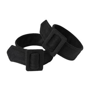 黑色双面羊绒大衣袖口带装饰通用羊毛风衣袖带手腕带百搭呢子配件