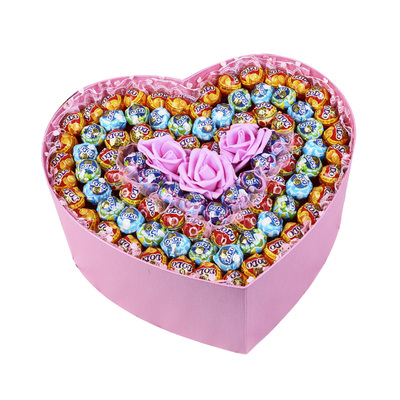 徐福记苹果酸奶芒果菠萝白桃味棒棒糖礼盒女友生日新年情人节礼物