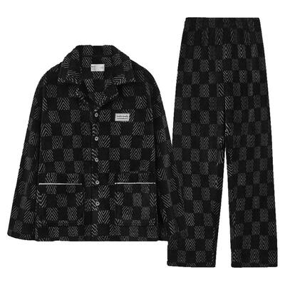 抗静电珊瑚绒法兰绒加厚睡衣