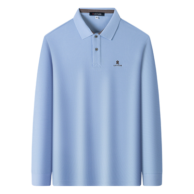 [双面丝光绵5A抗菌]梦特娇polo衫