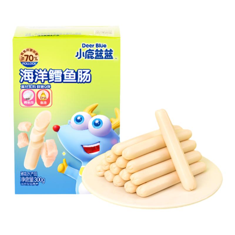 小鹿蓝蓝鳕鱼肠70%鳕鱼糜