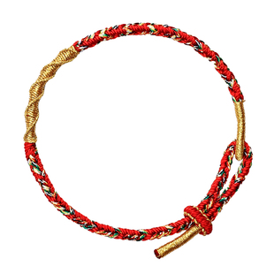 2026马年红绳手链女马鼠牛兔本命年编织绳男红手绳太岁护身符礼物