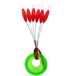 传统钓七星漂蜈蚣漂红黄双色野钓高灵敏度钓鱼浮漂橄榄圆柱流线型